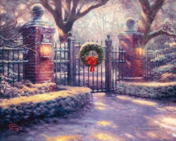 150の主題の芸術作品 Painting - クリスマスゲートTKクリスマス